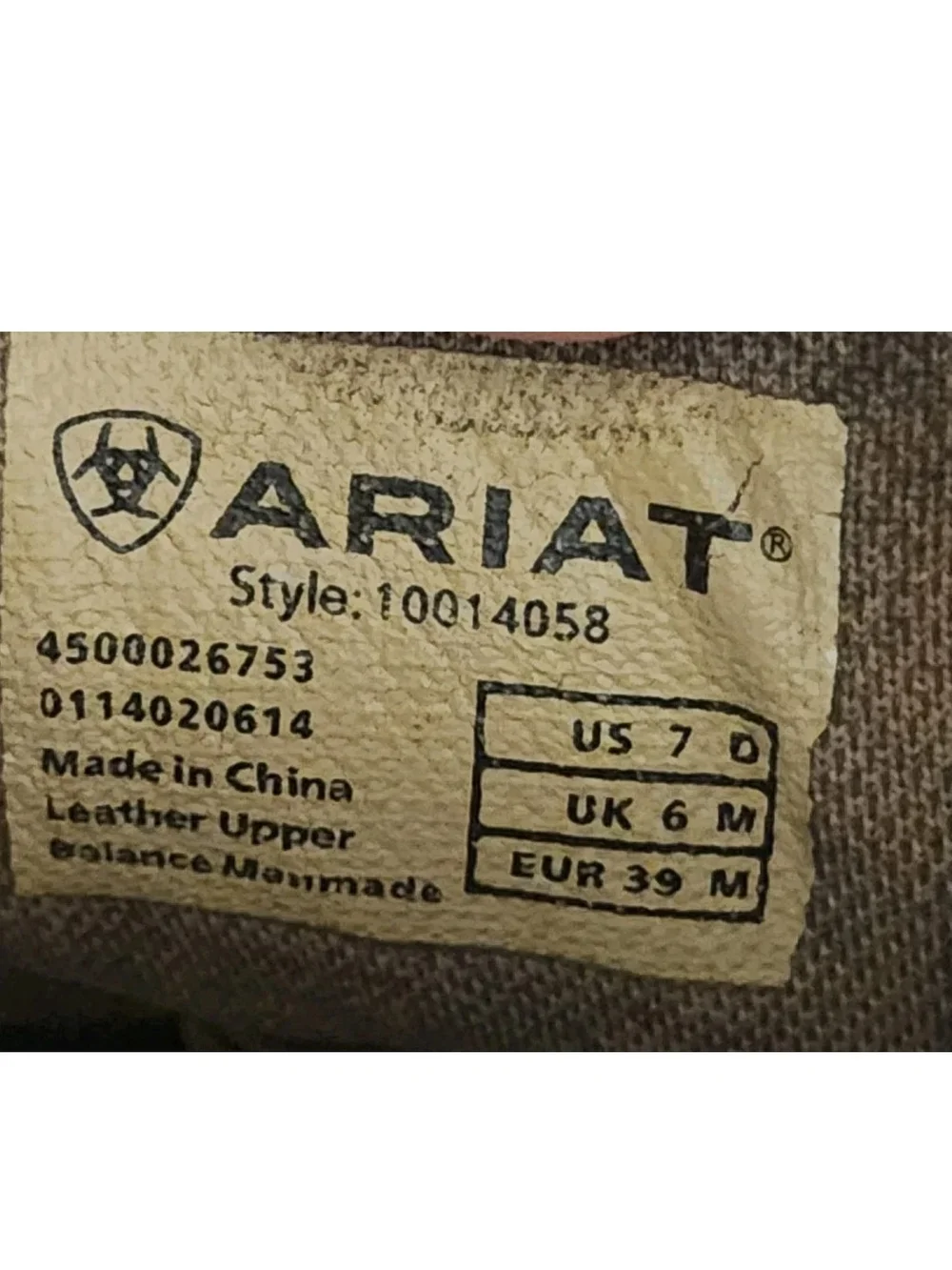 Ariat western boots